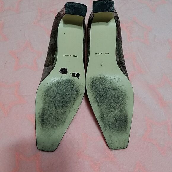 Stefanie Collection chunky heel size 9M - Picture 4 of 7